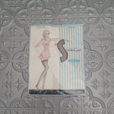 Stockin Girl Fancy Stockings Retro Vintage Shimmer Pantyhose Stockings XL